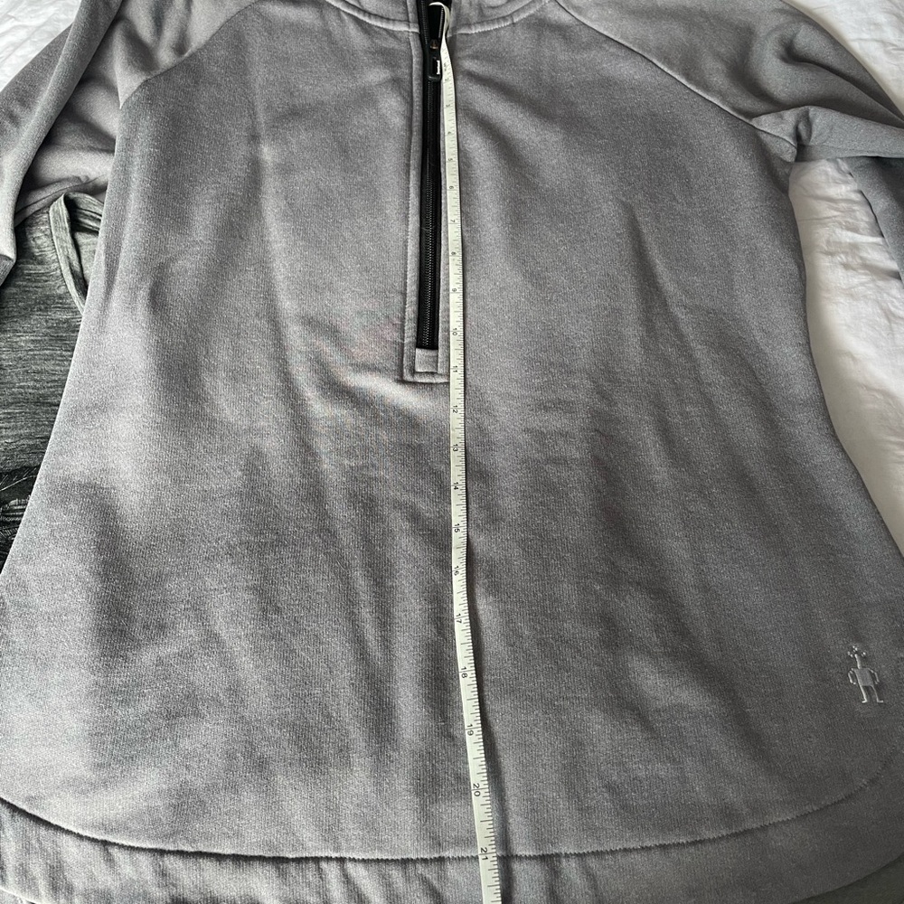 Smartwool Gray Quarter-Zip Pullover - Picture 8 of 10